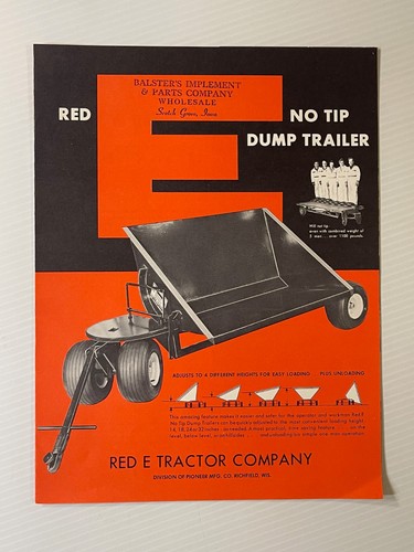 Rimorchio dump rosso - rimorchio,