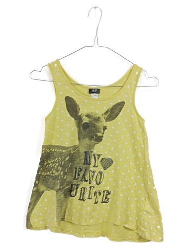Top bambina giallo animali - h&m,