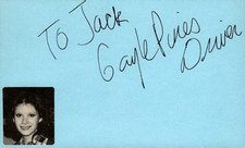 Gayle Pines Signed Auto 3x5