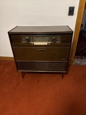 Mobile radio giradischi vintage marca modello Grundig Locarno Spedizione Da Conc