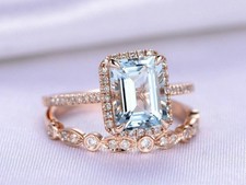 Anello sposa acquamarina 3 - sposa,