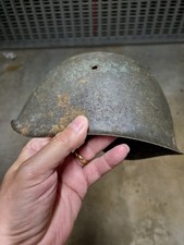 Elmetto M33 Da Riutilizzo, Restaurato Ww2 Originale Seconda Guerra Mondiale 