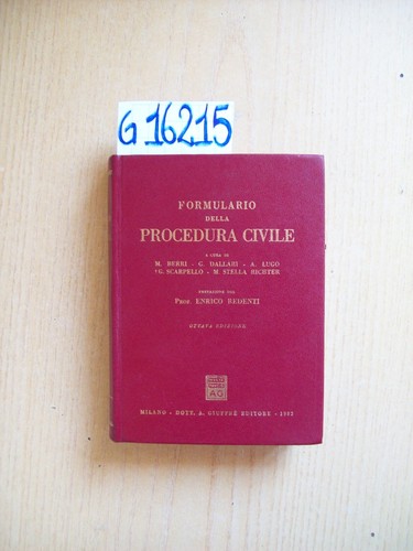 Formulario della procedura - formulario,