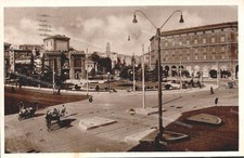 da478 cartolina bologna citta' giardino di porta galliera