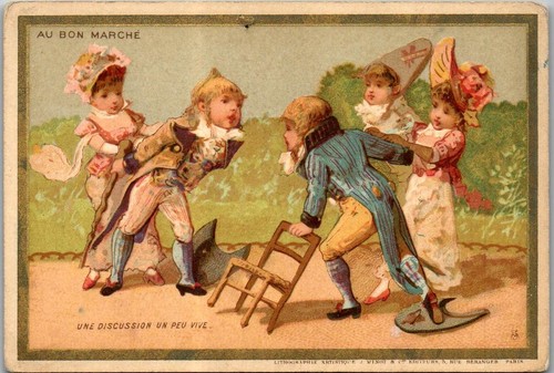 Chromos bon marche voir - au,