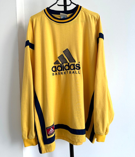 Felpa girocollo adidas basket - felpa,