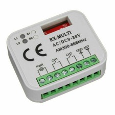 RICEVENTE UNIVERSALE RADIO RICEVITORE TLECOMANDI MULTI RX 12-30V 433 o 868 Mhz