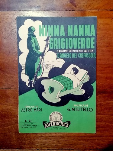 Spartito musicale ninna nanna - spartito,