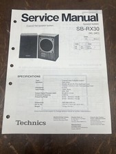 Technics SB-RX30 Manuale di servizio altoparlanti *Originale*