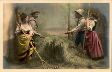 Cartolina vita campagna - cartolina,
