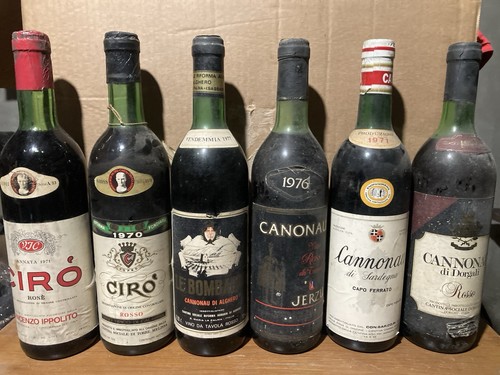 Bottiglie cirò cannonau - 6,