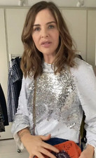 Top blusa ZARA Trinny bianco e