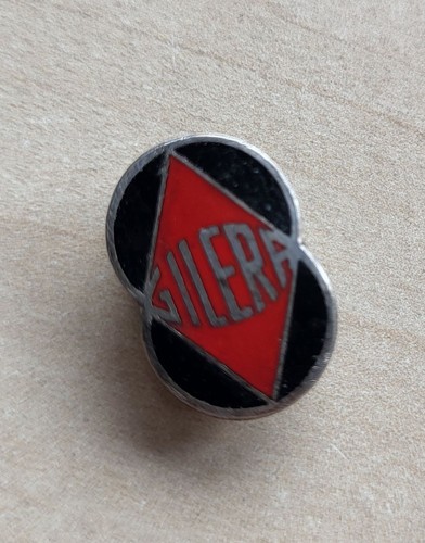 Vintage enamel gilera scooter - enamel,