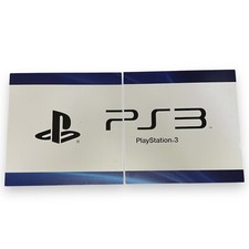Playstation 3 PS3 Gamestop Promo Store Espositore da Parete Banner 24x47" Insegna 2 Pezzi