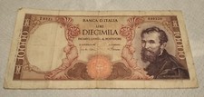 10000 lire Michelangelo