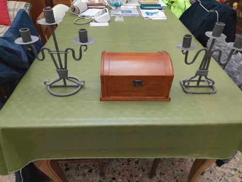 Coppia candelabri - ,