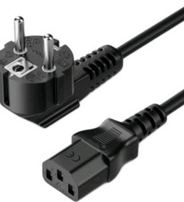 CAVO ALIMENTAZIONE C13 A X PC MONITOR STAMPANTE - 1.5 M METRI ca NERO NEW