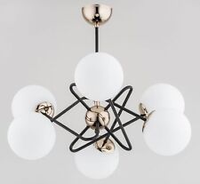 Plafoniere oro antico bianco