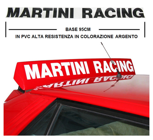 Adesivo martini racing spoiler - adesivo,