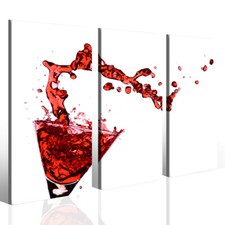 Quadro martini Red cocktail