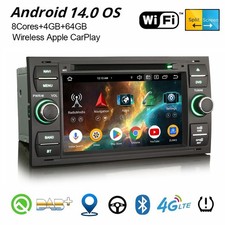 CarPlay Android 14 DAB+ Autoradio Navi Ford C-Max S-Max Focus Fiesta Galaxy 64GB