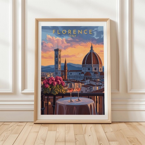 Poster firenze italia duomo - firenze,