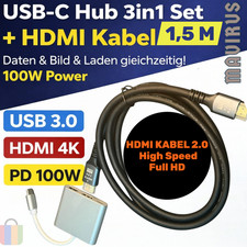 Hub usb 3in1 adattatore - c,