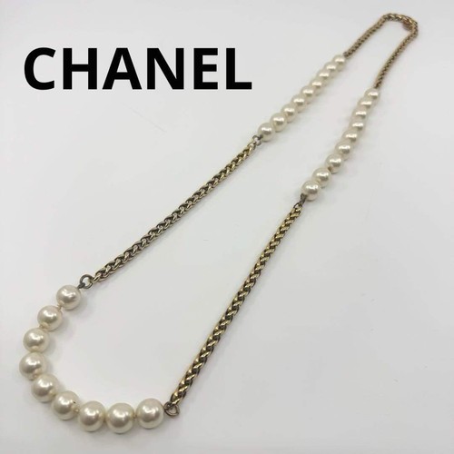 Collana lunga chanel finta - collana,