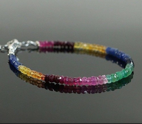 Bracciale multi zaffiri - , pietre
