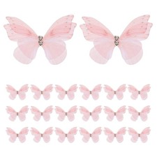 20pcs Organza Butterflies