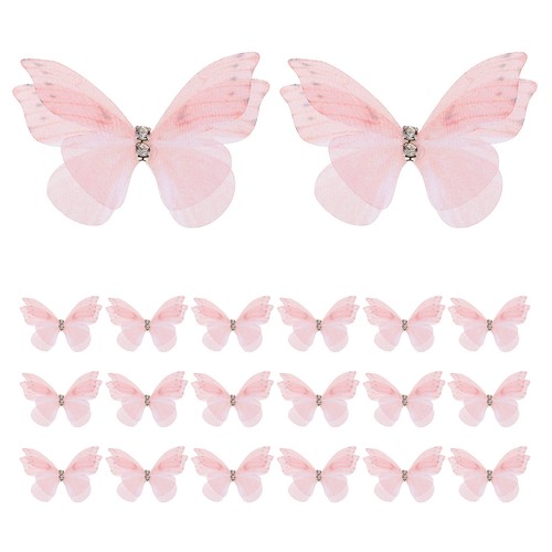 20pcs farfalle organza - in,