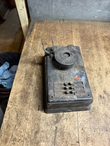 Antico telefono parete - telefono,
