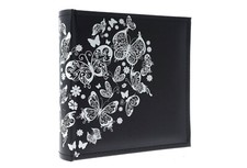 Elegante Album Fotografico Butterfly a Tasche 10x15 per 200 Foto con Memo