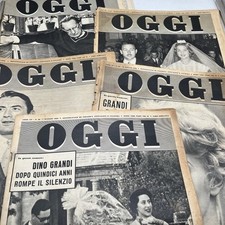 LOTTO 4 RIVISTE OGGI - VARI ANNI