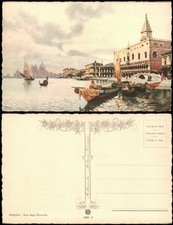 Venezia Venezia VENEZIA Riva degli Schiavoni (Cartolina d'artista) 1920