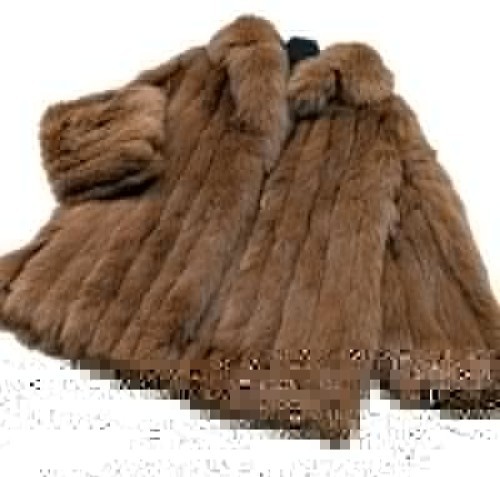 Cappotto pelliccia volpe saga - cappotto,