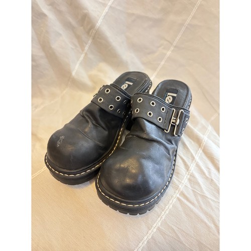 Zoccoli vintage lei neri