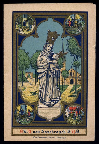 Antico santino cromo holy card - antico, cromo-holy