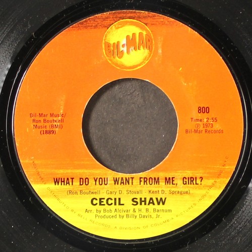 Cecil shaw what you - what, want