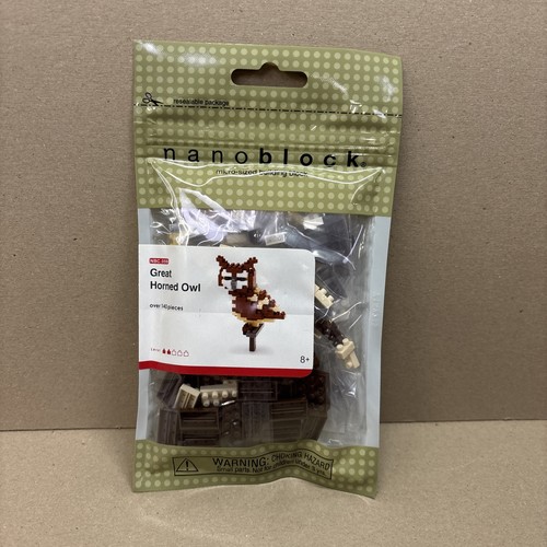 Nanoblock great horned owl - great,