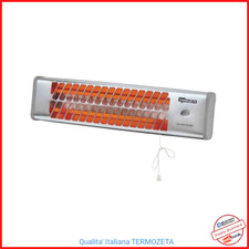 Stufa Elettrica da Esterno Riscaldamento a Infrarossi Parete Muro Basso Consumo