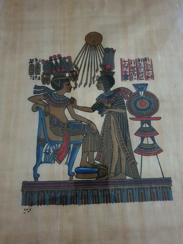 Papiro originale egiziano-