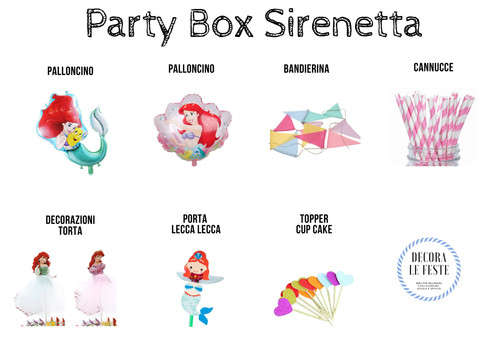 Party box sirenetta kit - party,
