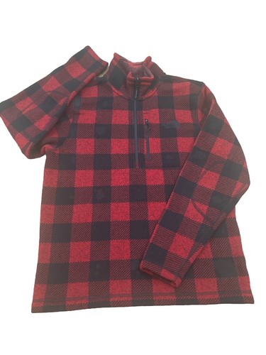 North face uomo flanella rossa - north,