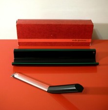 REDE GUZZINI Set Ufficio PORTAPENNE + TAGLIACARTE 1980 Vintage Design Office Set