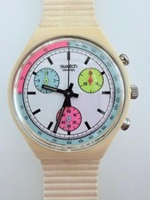Swatch Chrono White Horses