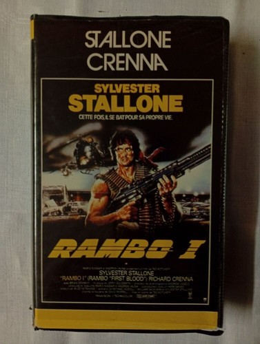 Vhs rambo sylvester - rambo, |