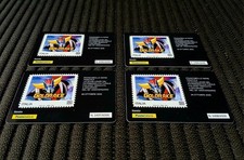 4 TESSERE FILATELICHE GOLDRAKE