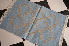 Tappeto Rugmoda Cotone Blu Oro
