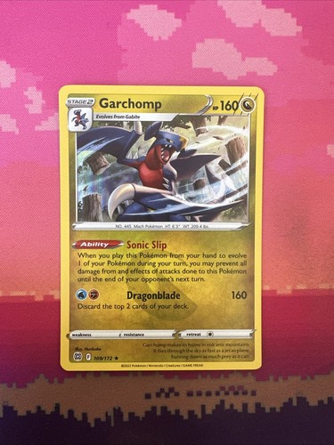 Pokemon card garchomp - card,